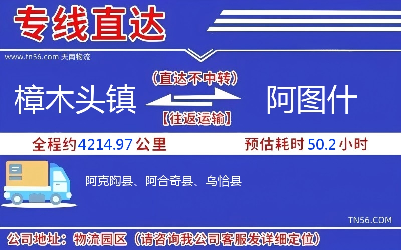 樟木頭鎮(zhèn)到阿圖什物流公司